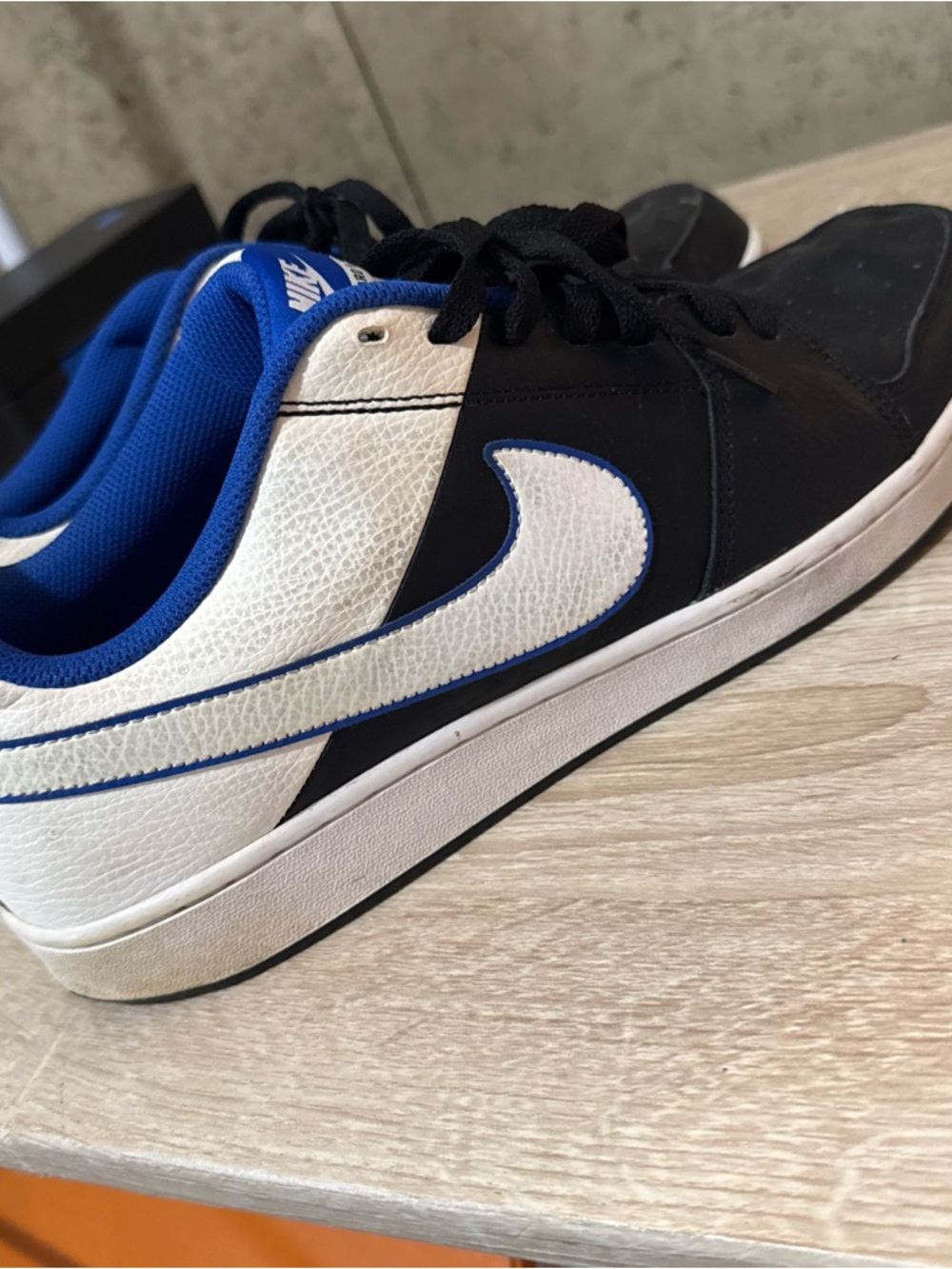 Nike Backboard II Black/Summit White-Game Royal Sz 12